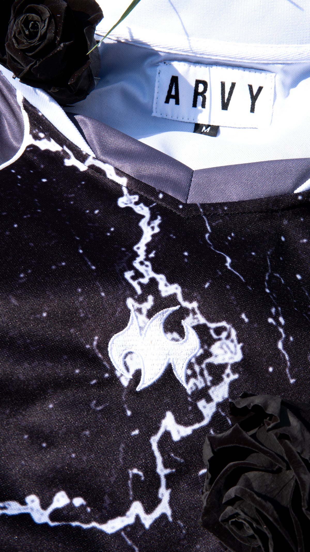 black marble jersey