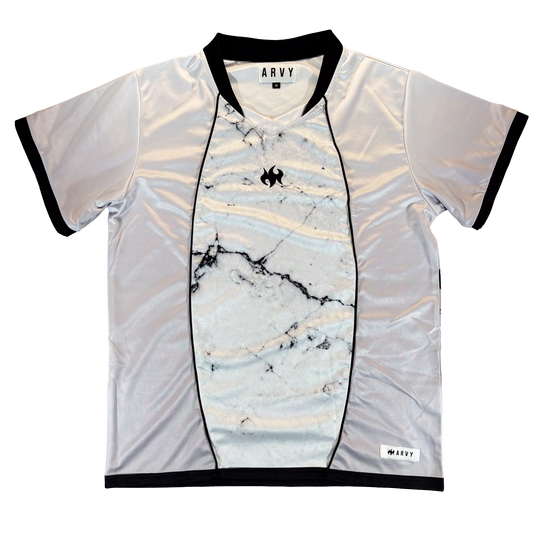 White marble jersey